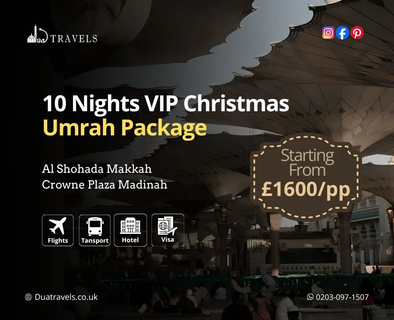 10 Nights VIP Christmas Umrah Package