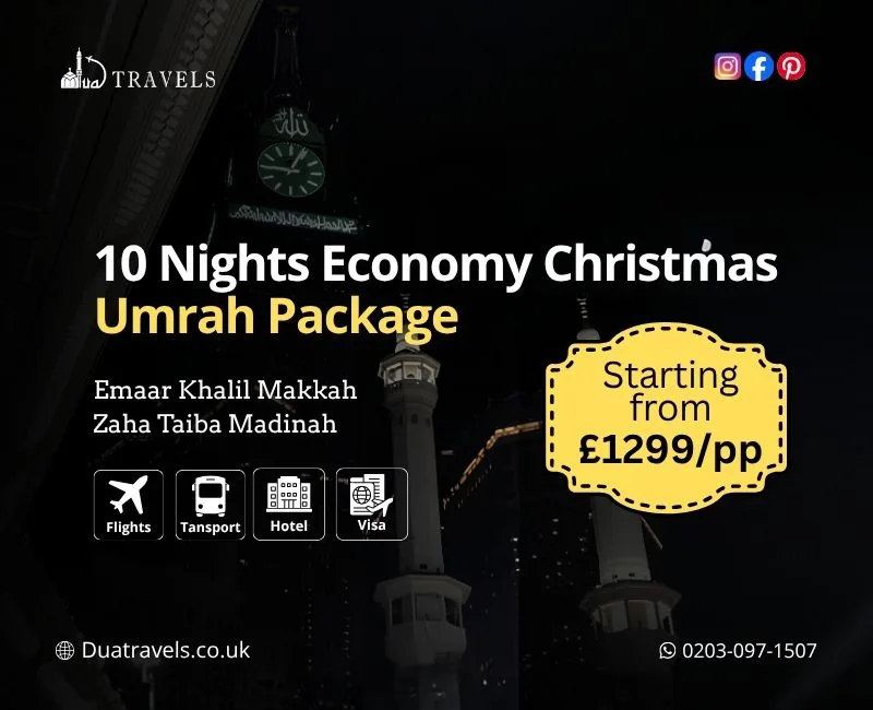 10 Nights Economy Christmas Umrah Package